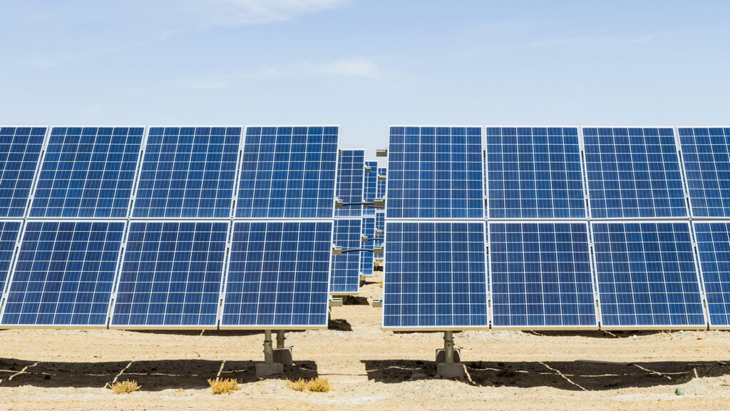 Sulus Solar photovoltaic panels on the ground